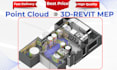 convert point cloud to 3d revit mep, tga, plumbing, hvac