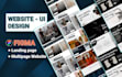 do modern mobile app, figma website, figma design, website ui ux design
