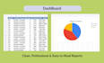 design and format professional google sheets reports