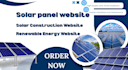build solar panel website solar construction website renewable energy website