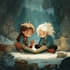 draw comic children book illustration