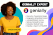 create course or instructional design or any presentation on genially