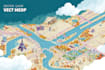 draw custom vector site maps or travel maps