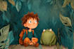 create custom book cover and children book illustrations