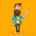 draw a character in vector illustration