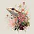 draw an animal and botanical illustration