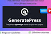 customize generatepress theme kadence blocksy and generateblocks