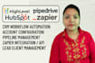 gohighlevel, zapier, hubspot, pipedrive automation and integration expert