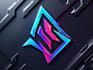 create a custom cyberpunk logo design