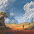 create a custom 2d environment art and background art