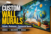 design custom wall murals, wallpaper and decals for your space