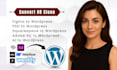 convert or clone wix, figma, squarespace, weebly or webflow to wordpress