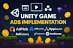 integrate unity ads, google ads, facebook ads and  other ads network in unity3d
