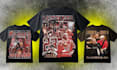 design a custom 90s bootleg rap t shirt old school