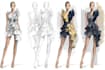 create a professional commercial fashion sketch