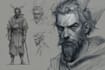 sketch fantasy character concept art