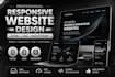 create responsive HTML CSS js bootstrap websites
