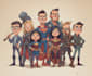 draw comic book pages, webcomic art, superhero characters
