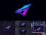 make profesonal cyberpunk logo