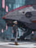 create a sci fi art and sci fi character art