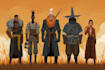 draw dnd party character art for your adventuring group