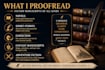 proofread and edit your fiction manuscript professionally