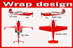 do aircraft wrap, plane livery design, racing wrap design