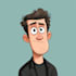 create simple cartoon portrait