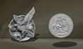 create custom 3d spinning nft crypto coins and animations