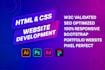 convert figma to html, xd to html, psd to html responsive bootstrap 5