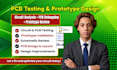 test circuit pcb tester  and prototype review and  design