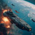 draw sci fi vehicle design and spaceship concept art