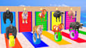 create 3d crossing fountain cartoon and paint animals games