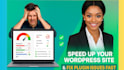 speed up your wordpress site by optimizing plugins, and boosting performance