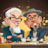 draw christmas cartoon caricature