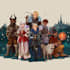 make your uniqe dnd party art no ai