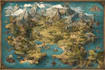 draw fantasy map illustration isometric map