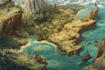create fantasy map illustration