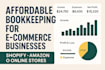 manage ecommerce bookkeeping for shopify amazon