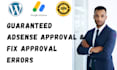 ensure guarantee google adsense approval, adsense account monetization approval