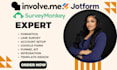 build custom interactive surveys using surveymonkey, jotform and involve me