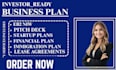 do an advanced feasibility study and give you a business plan