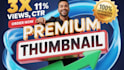 design attractive clickbait youtube thumbnail design