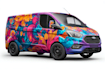 design a custom vehicle wrap, cars, pickups, trailers,