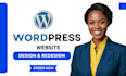 design wordpress website or redesign wordpress website