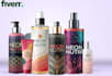 create luxury cosmetic, skin care label and packaging design