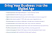 modernize your business with email setup, website updates, and digital forms