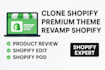 do shopify customization shopify product review shopify edit cro shopify pod