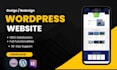 design , redesign,  clone wordpress website with elementor
