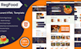 design a modern restaurant website with online menu